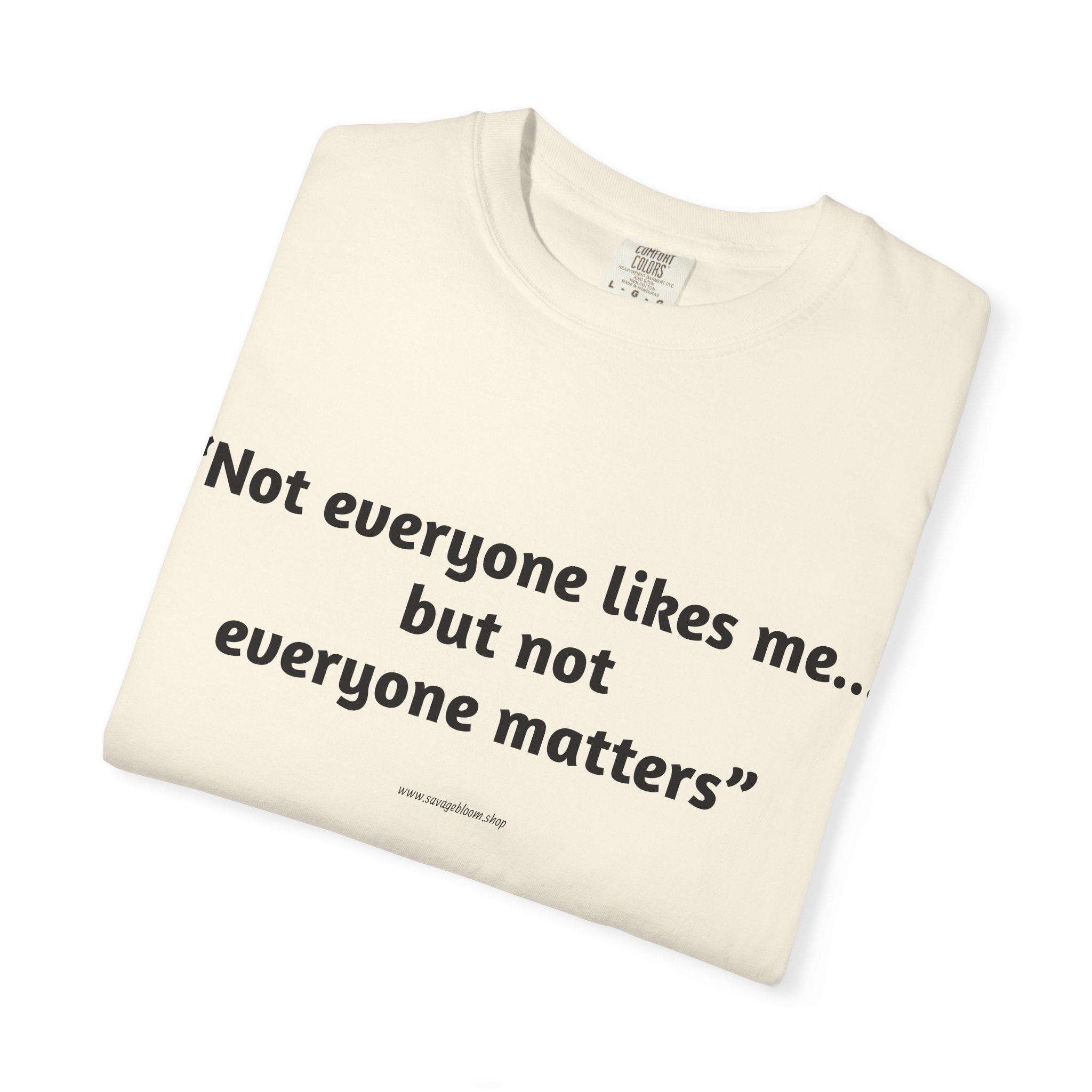 Not Everyone Likes Me…But Not Everyone Matters