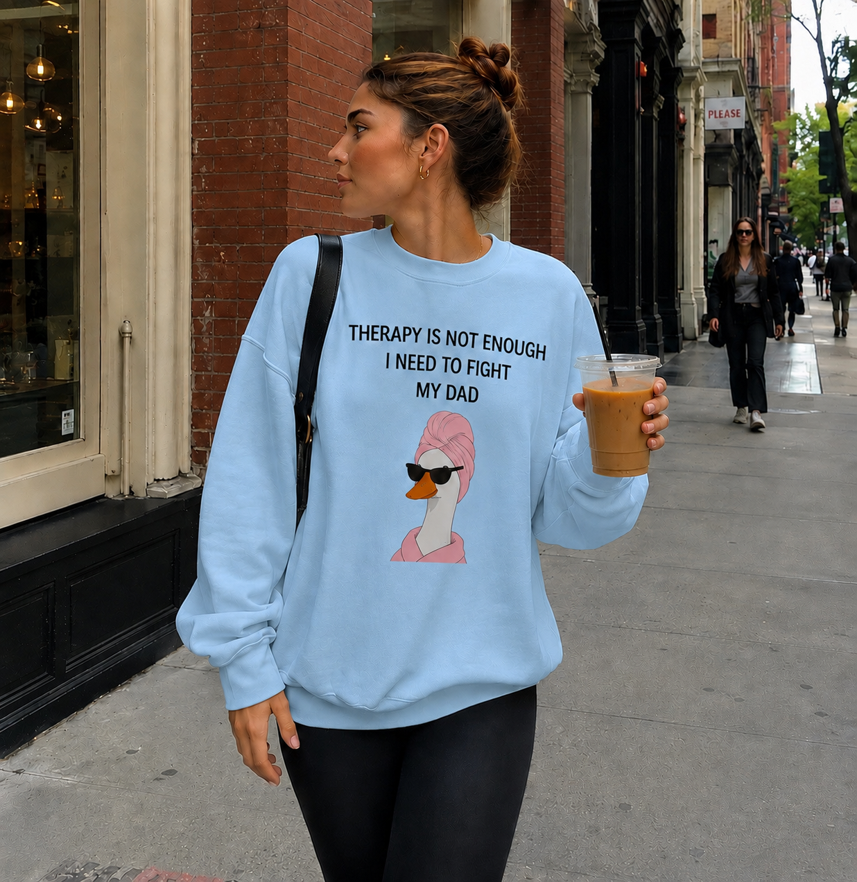 Therapy Is Not Enough, I Need To Fight My Dad Sweetshirt