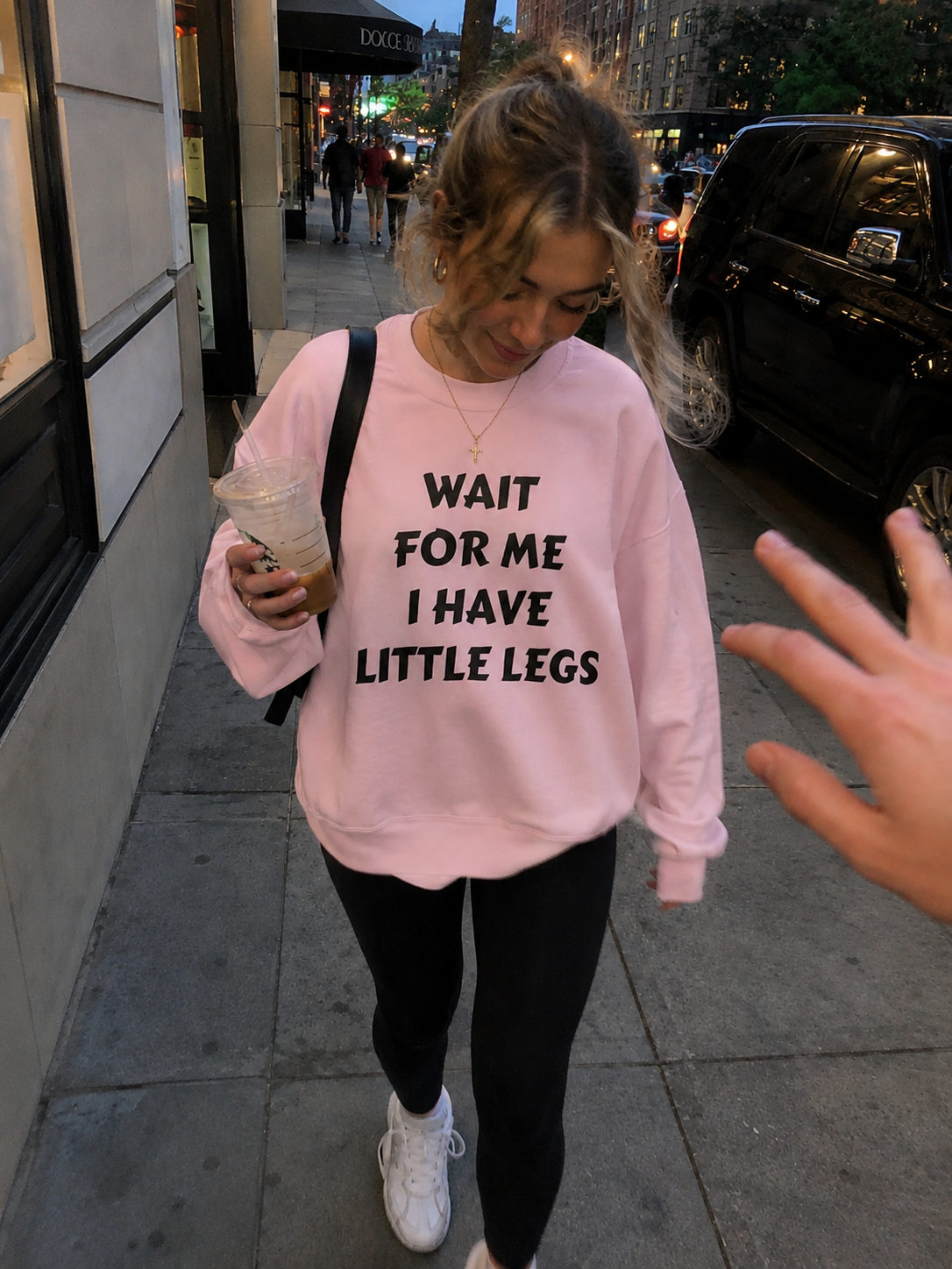 Wait For Me I Have Little Legs Sweetshirt